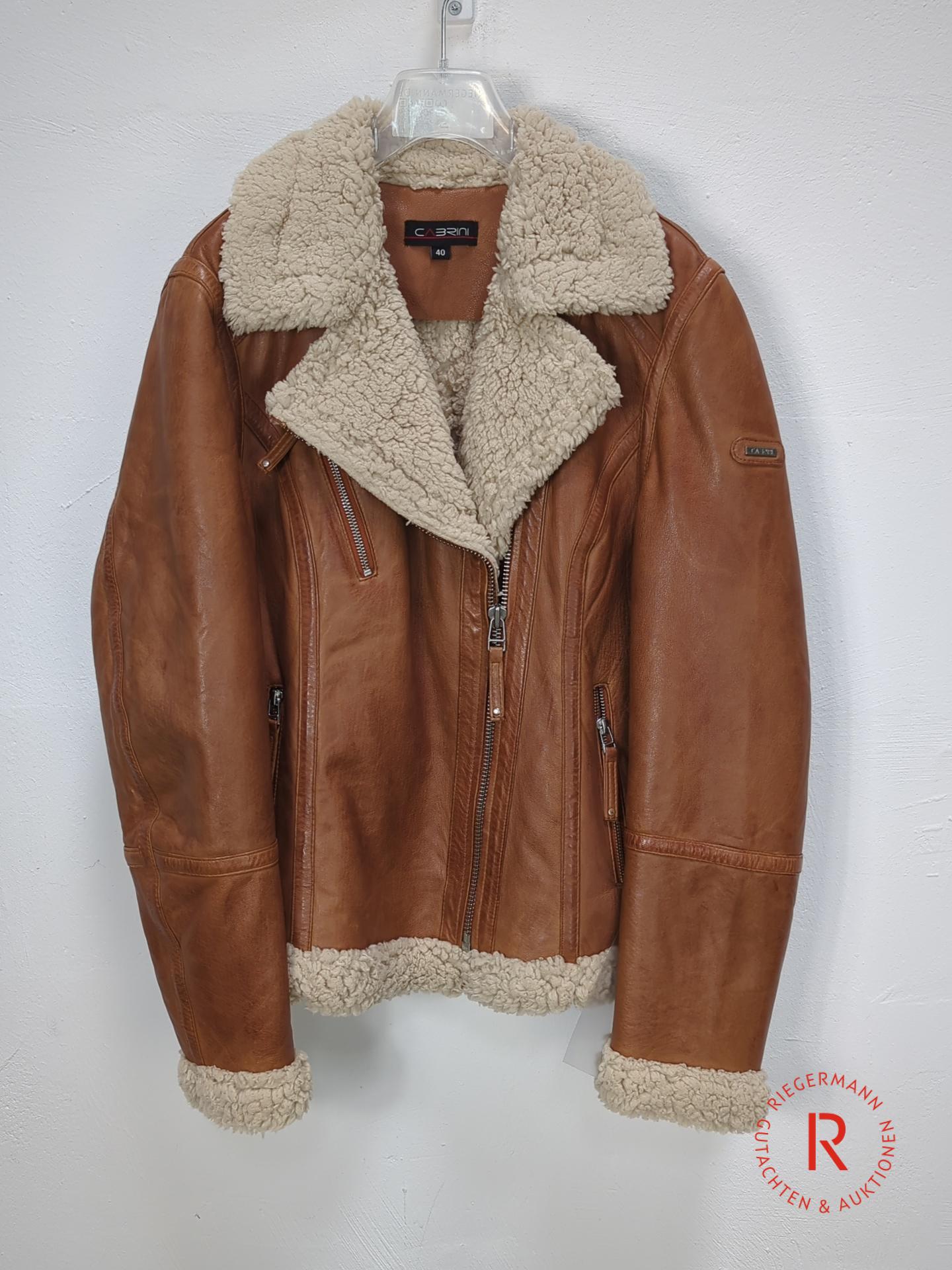 DAMEN LEDERJACKE GRÖSSE 40